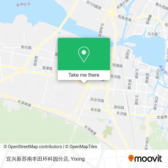 宜兴新苏南丰田环科园分店 map