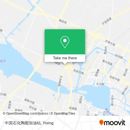 中国石化陶都加油站 map