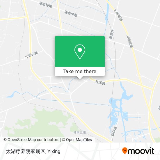 太湖疗养院家属区 map