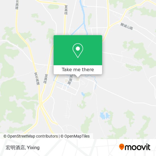 宏明酒店 map