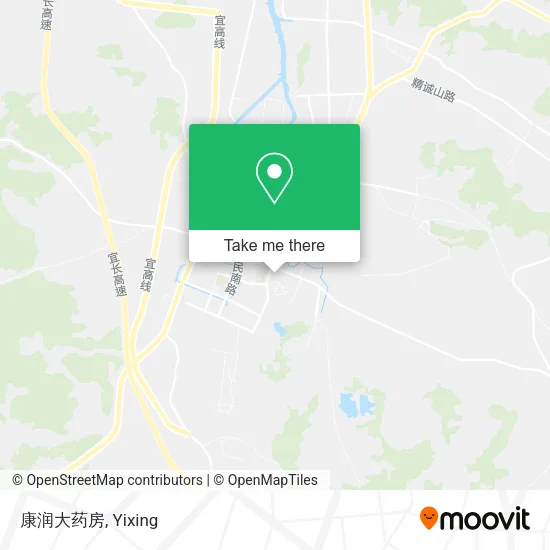 康润大药房 map