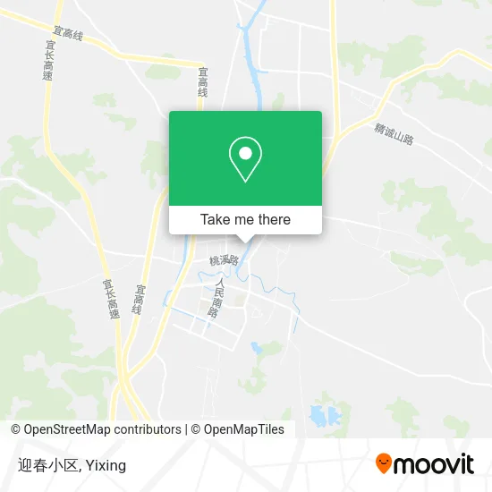 迎春小区 map