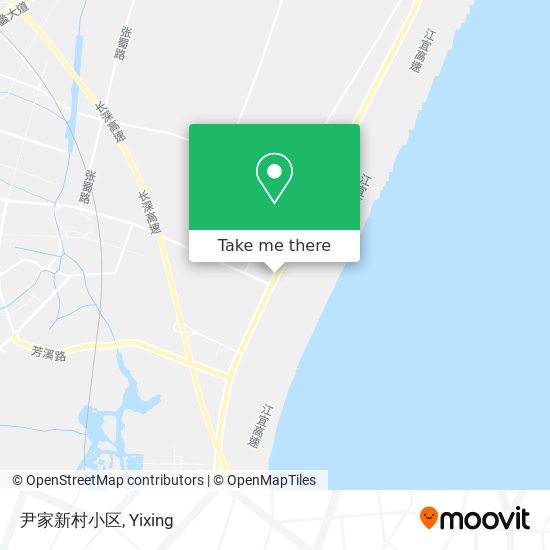 尹家新村小区 map