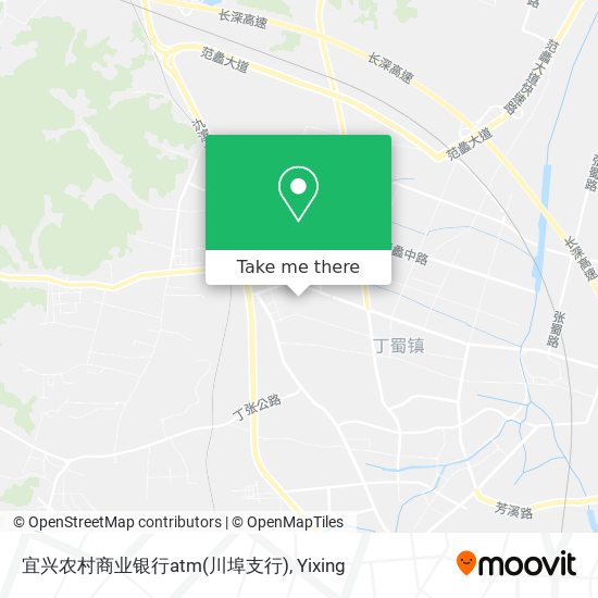 宜兴农村商业银行atm(川埠支行) map