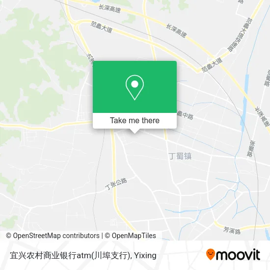 宜兴农村商业银行atm(川埠支行) map