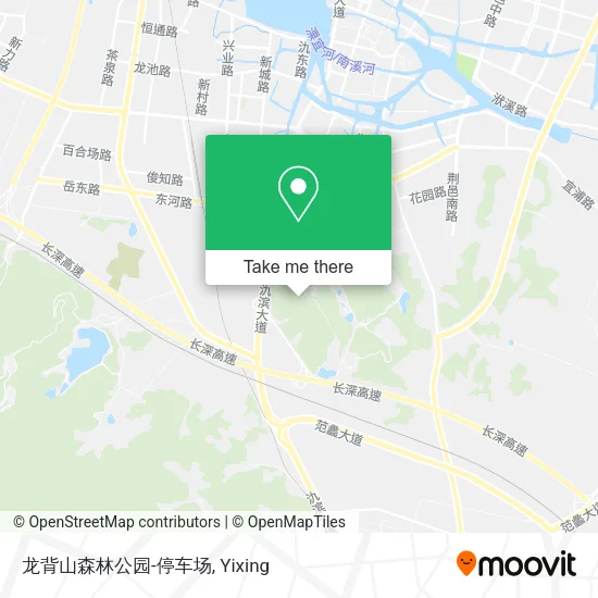 龙背山森林公园-停车场 map
