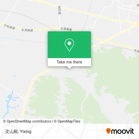 灵山殿 map