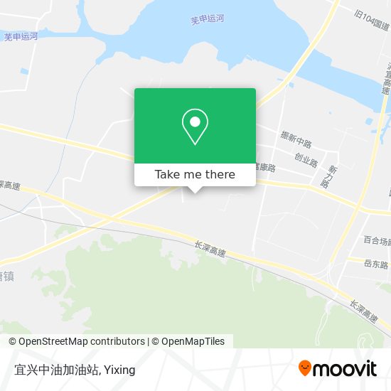 宜兴中油加油站 map