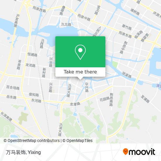 万马装饰 map