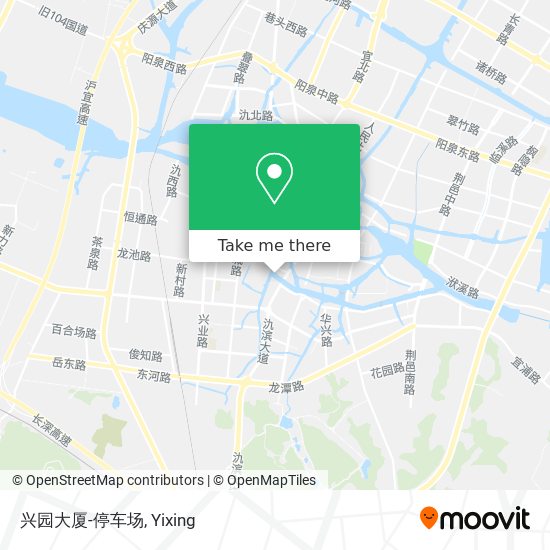 兴园大厦-停车场 map
