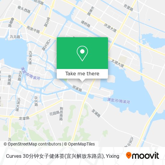 Curves 30分钟女子健体荟(宜兴解放东路店) map