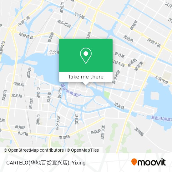 CARTELO(华地百货宜兴店) map