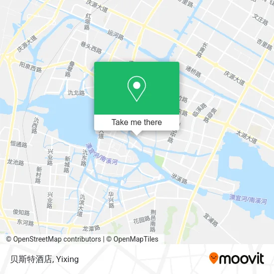贝斯特酒店 map