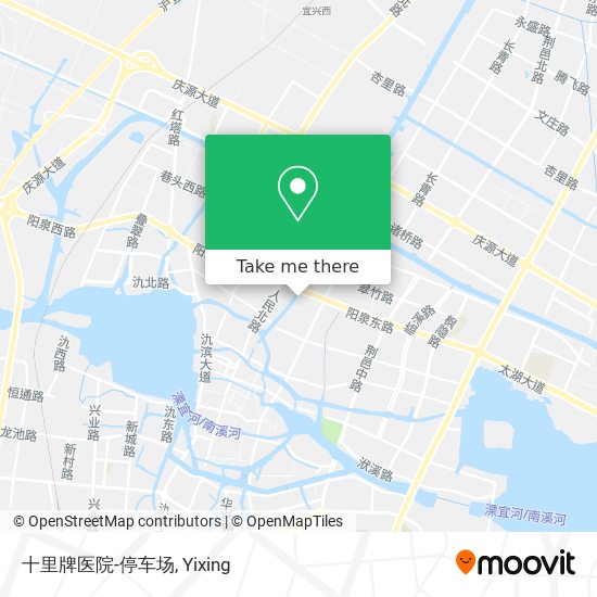 十里牌医院-停车场 map