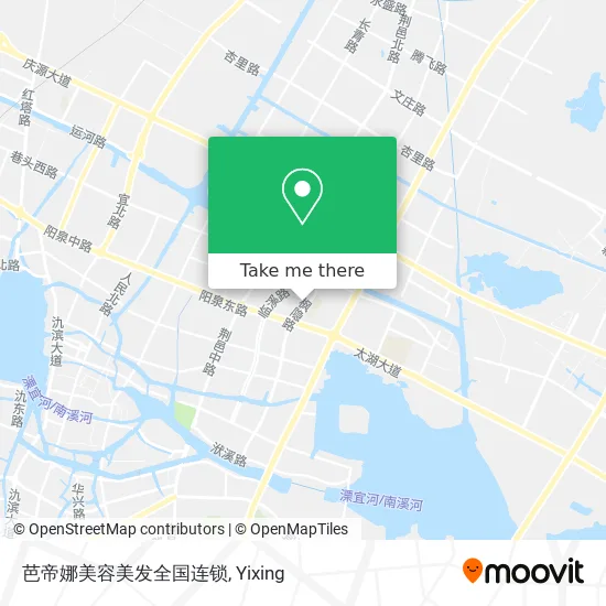 芭帝娜美容美发全国连锁 map