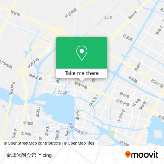 金城休闲会馆 map
