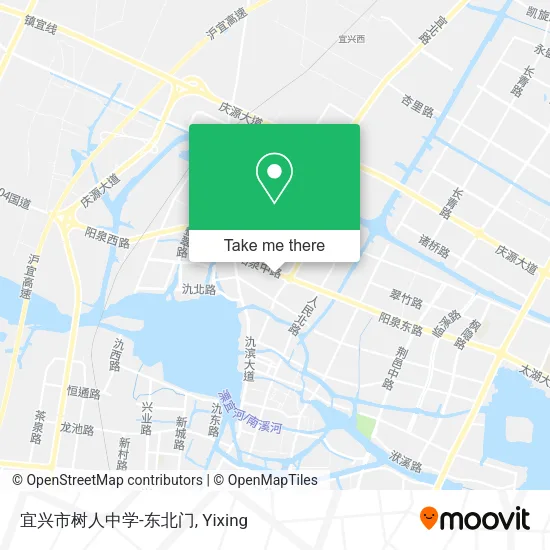 宜兴市树人中学-东北门 map
