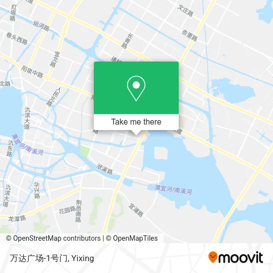 万达广场-1号门 map