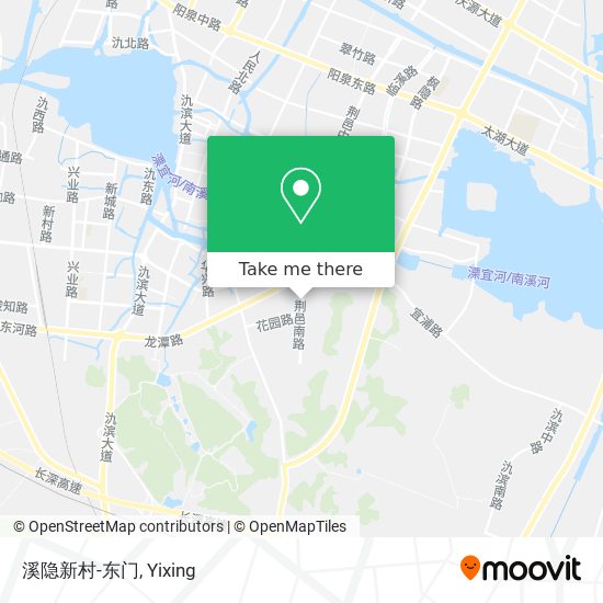 溪隐新村-东门 map