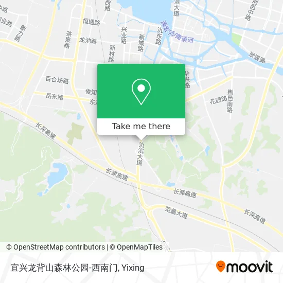 宜兴龙背山森林公园-西南门 map