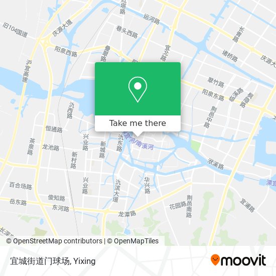 宜城街道门球场 map