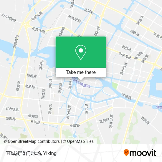 宜城街道门球场 map