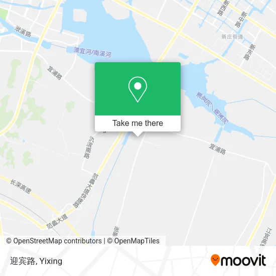 迎宾路 map
