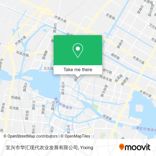 宜兴市华汇现代农业发展有限公司 map