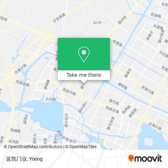 蓝凯门业 map