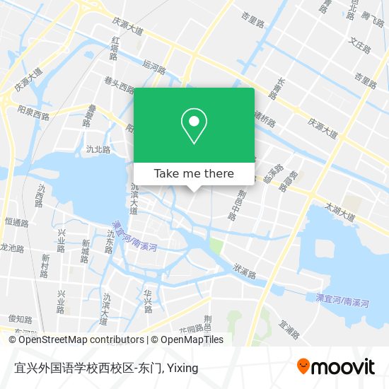 宜兴外国语学校西校区-东门 map