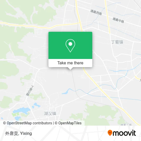 外唐贡 map