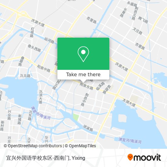 宜兴外国语学校东区-西南门 map