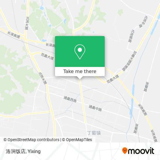 洛涧饭店 map