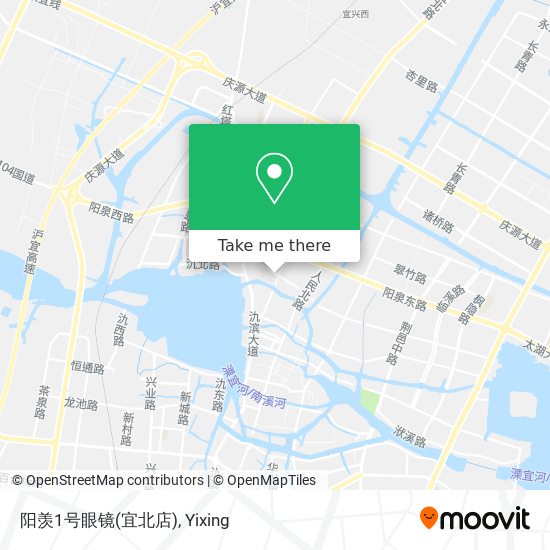 阳羡1号眼镜(宜北店) map