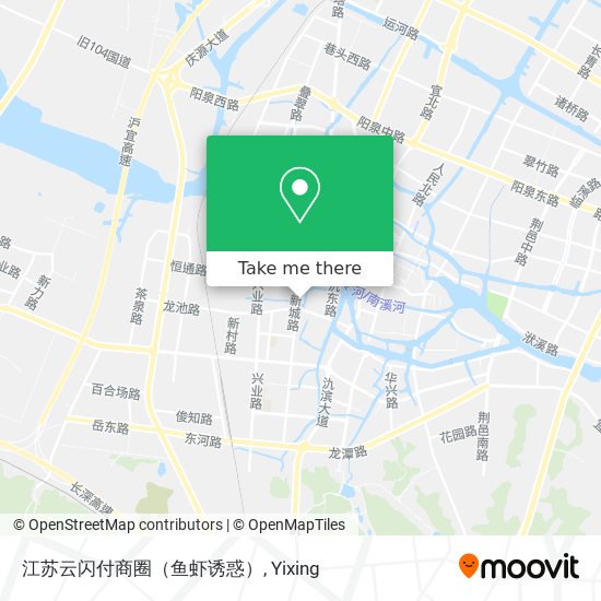 江苏云闪付商圈（鱼虾诱惑） map
