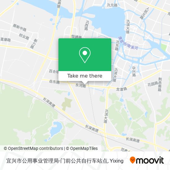 宜兴市公用事业管理局-门前公共自行车站点 map