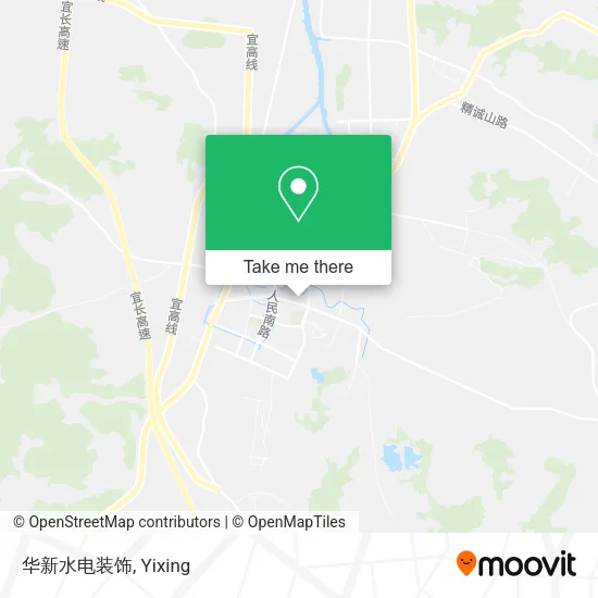 华新水电装饰 map