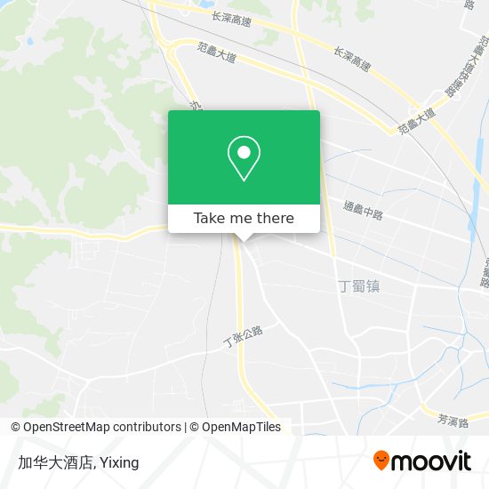加华大酒店 map