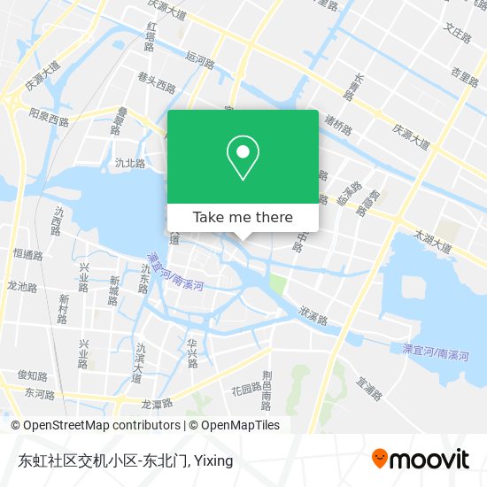 东虹社区交机小区-东北门 map