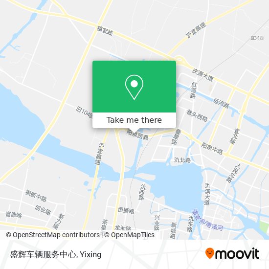 盛辉车辆服务中心 map