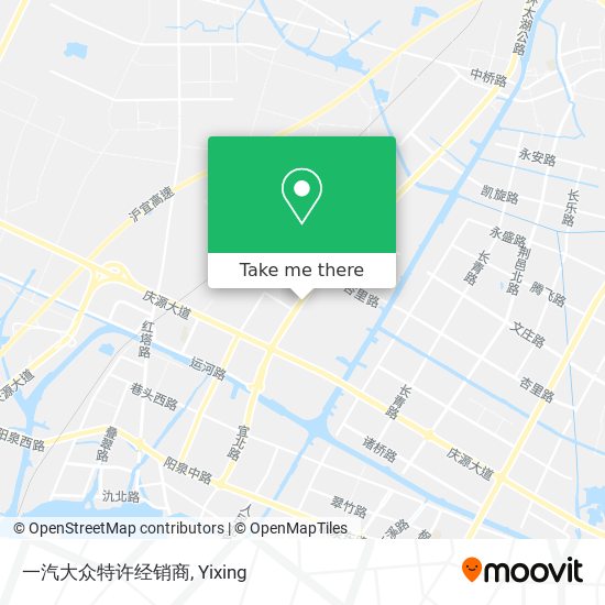 一汽大众特许经销商 map