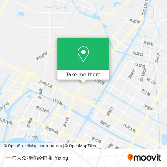 一汽大众特许经销商 map
