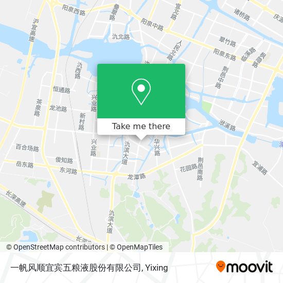 一帆风顺宜宾五粮液股份有限公司 map
