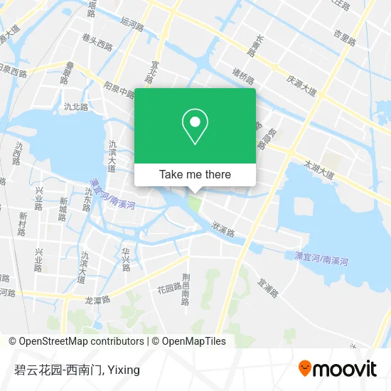 碧云花园-西南门 map
