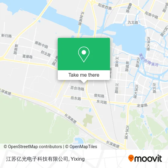 江苏亿光电子科技有限公司 map
