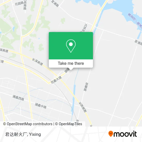 君达耐火厂 map