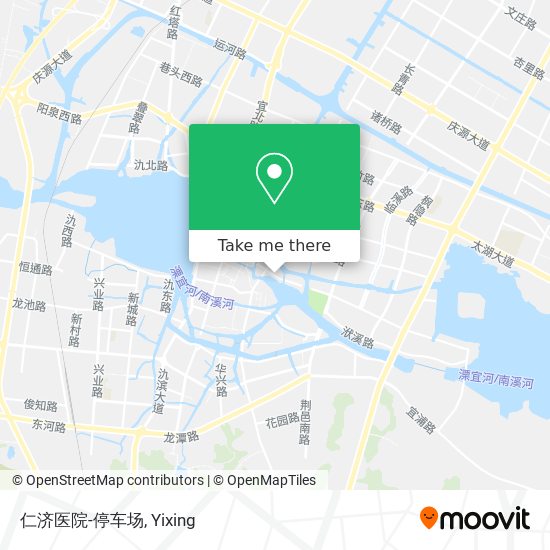 仁济医院-停车场 map