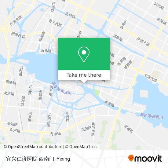 宜兴仁济医院-西南门 map