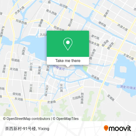 茶西新村-91号楼 map