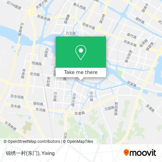 锦绣一村(东门) map